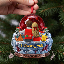 Load image into Gallery viewer, "I Choose You" - Personalized Family Pocket Creatures Christmas Ornament - A Unique Gift for Loved Ones
