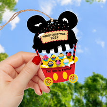 Load image into Gallery viewer, Personalized Family Christmas Acrylic Ornament - Merry Christmas 2024 Ornament PopCulturePrints
