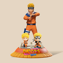 Load image into Gallery viewer, “Unleash Your Inner Ninja” - Daddy’s Team Acrylic Plaque - Personalized Gift for Dads, Kids, and Anime Fans Shaped Plaques PopCulturePrints
