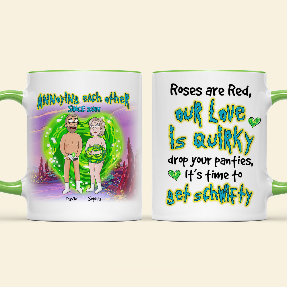 Funny Custom Couple Mug - Valentine's Day Gifts & Anniversary Gift Ideas Coffee Mug PopCulturePrints