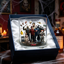 Load image into Gallery viewer, Unleash Your Inner Horror Fan! Scary Villain Drinking Glass - Personalized Gifts For Horror Lovers Glass PopCulturePrints
