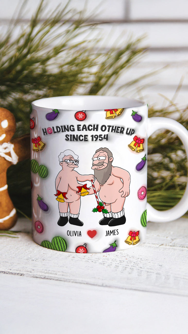 Custom Christmas Mug for Playful Couples | Unique Valentine's Day Gifts Coffee Mug PopCulturePrints
