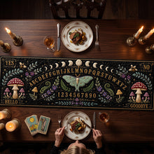 Load image into Gallery viewer, "Embrace the Magic of Halloween with Style" - Gothic Board Quilted Table Runner - Personalized Gift for Spooky Enthusiasts and Home Decor Lovers Quilted Table Runner PopCulturePrints
