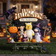 Load image into Gallery viewer, Happy Halloween Yard Sign - Personalized Halloween Gifts For Family 04pgta070826 Yard Sign PopCulturePrints
