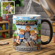 Load image into Gallery viewer, Celebrate Creativity with Dadcraft - Personalized Magic Mug for Dads Coffee Mug PopCulturePrints
