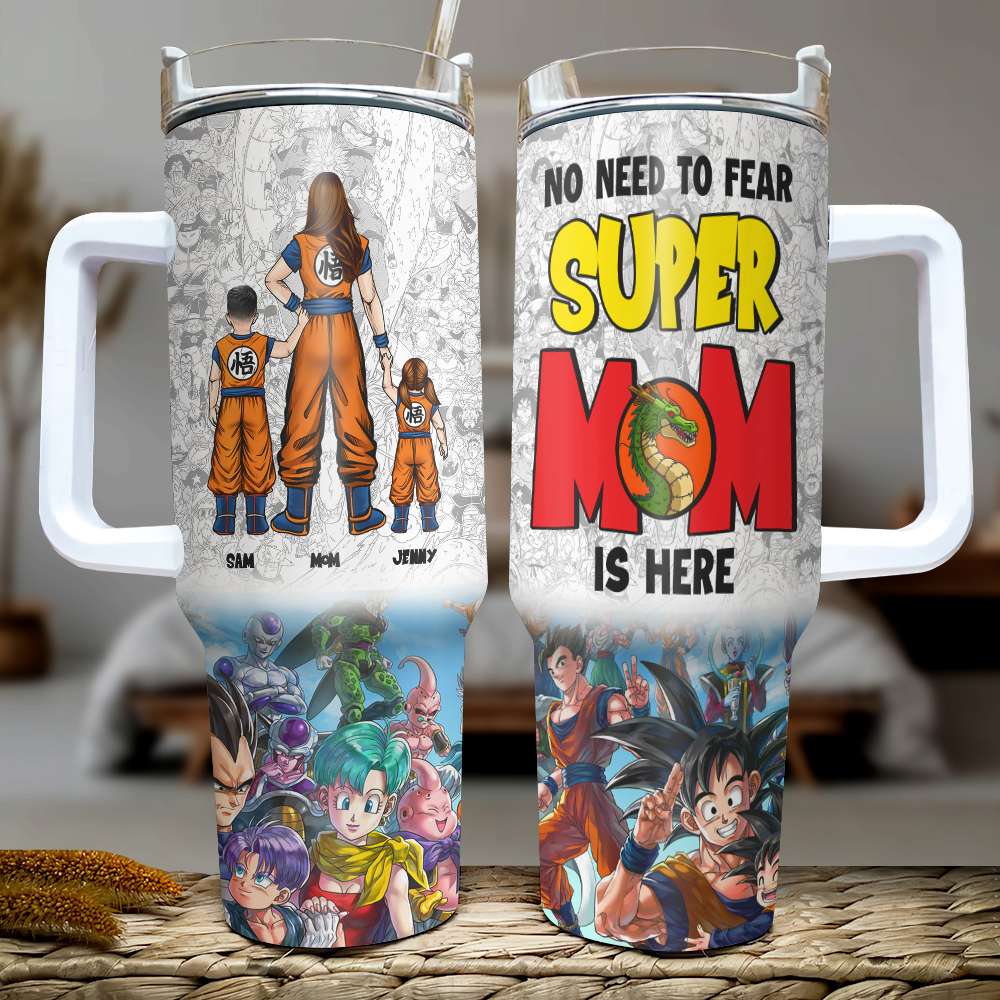 Custom Super Dad Anime Tumbler - Father's Day Gift Tumbler Cup PopCulturePrints