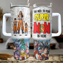 Load image into Gallery viewer, Personalized Super Mom Anime Tumbler Tumbler Cup PopCulturePrints
