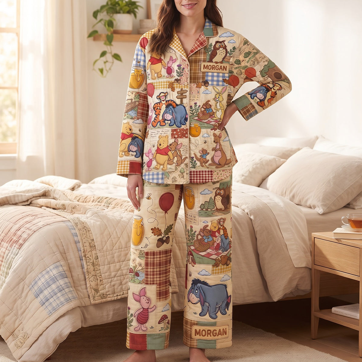 “Snuggle in Nostalgia” - Nostalgic Storybook Pajama Set - Personalized Gift for Everyone
