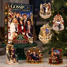 Load image into Gallery viewer, “You know you love me. XOXO, Gossip Girl” - Iconic TV Drama Moments Advent Calendar Blind Box Ornament - Personalized Gifts for TV Series Lovers Advent Calendar PopCulturePrints
