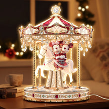 Load image into Gallery viewer, “Create Magical Memories” - Personalized Carousel Couple Light Box - Custom Gift for Couples and Loved Ones Light Box PopCulturePrints
