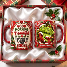 Load image into Gallery viewer, Couple Christmas Coffee Accent Mug - Personalized Gifts For Couple 02NATN070926 Coffee Mug PopCulturePrints
