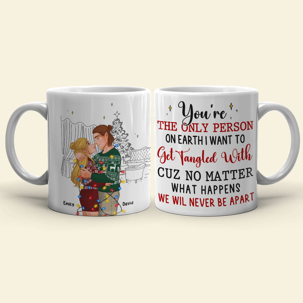 Tangled in Love Personalized Couples Mug - Perfect Valentine's Day Gifts for Lovers Coffee Mug PopCulturePrints
