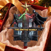 Load image into Gallery viewer, A New Christmas Adventure Acrylic Tree Topper - Personalized Gifts for Star Wars Fans
