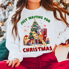 Load image into Gallery viewer, Funny Personalized Couple Christmas Shirt - Just Waiting For Christmas
