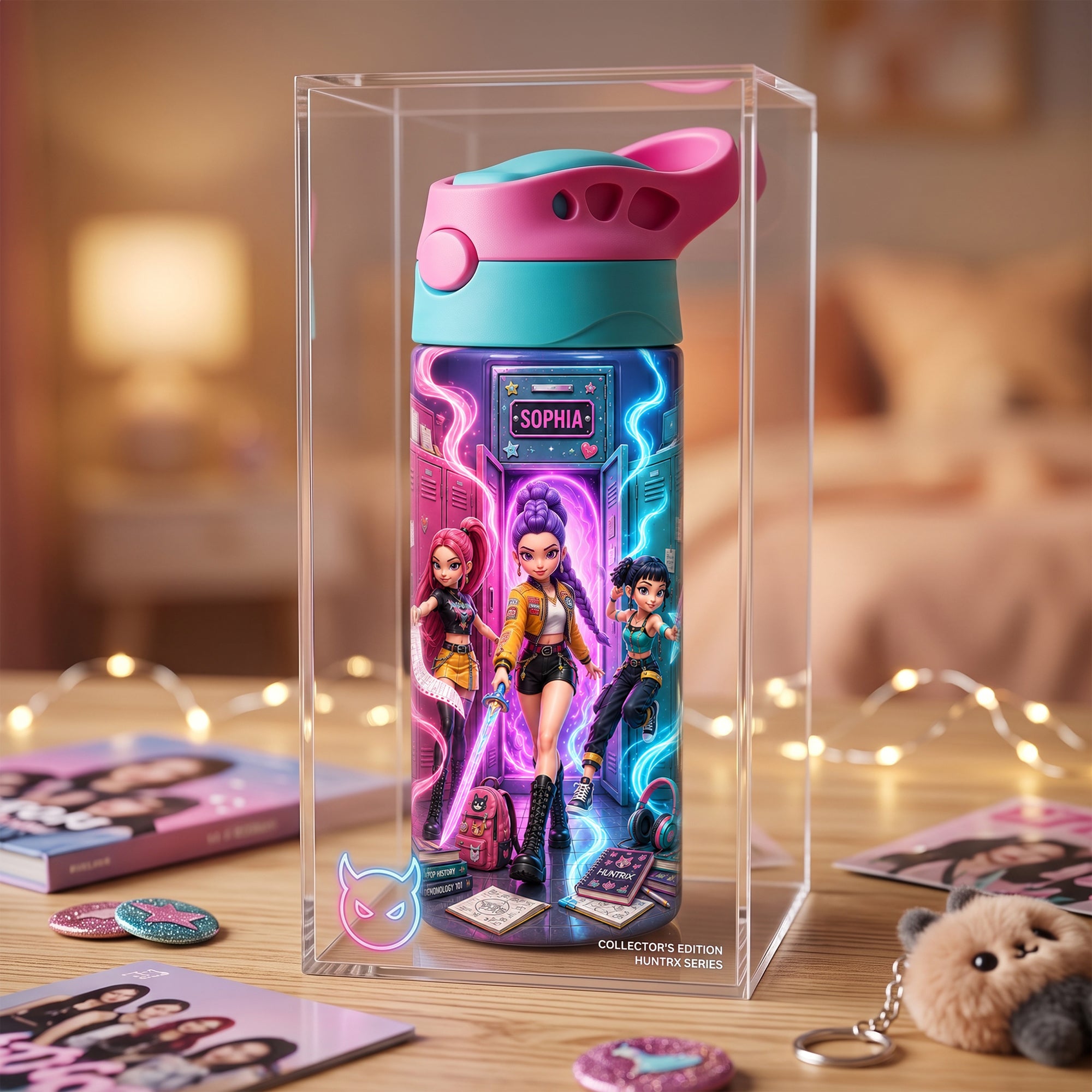 “Unleash Your Imagination!” Fantasy Girl Custom Tumbler - Personalized Back to School Gift for Kids