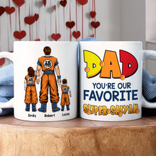 Load image into Gallery viewer, Custom Super Dad Dragon-Themed Coffee Mug Coffee Mug PopCulturePrints
