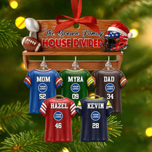 Load image into Gallery viewer, House Divided Family Ornament - A Personalized Touch for Family Unity Ornament PopCulturePrints
