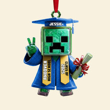 Load image into Gallery viewer, &quot;Celebrate Your Achievement!&quot; - Personalized Graduation Ornament - Custom Gift for Graduates, Friends, and Family Ornament PopCulturePrints
