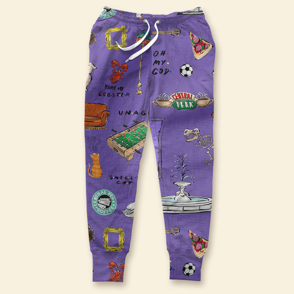 Customizable Movie Lover Joggers with Pop Culture Icons