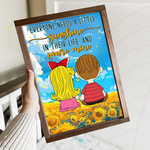 Load image into Gallery viewer, Personalized Couple Canvas Print - Sunshine Love Art Poster &amp; Canvas PopCulturePrints
