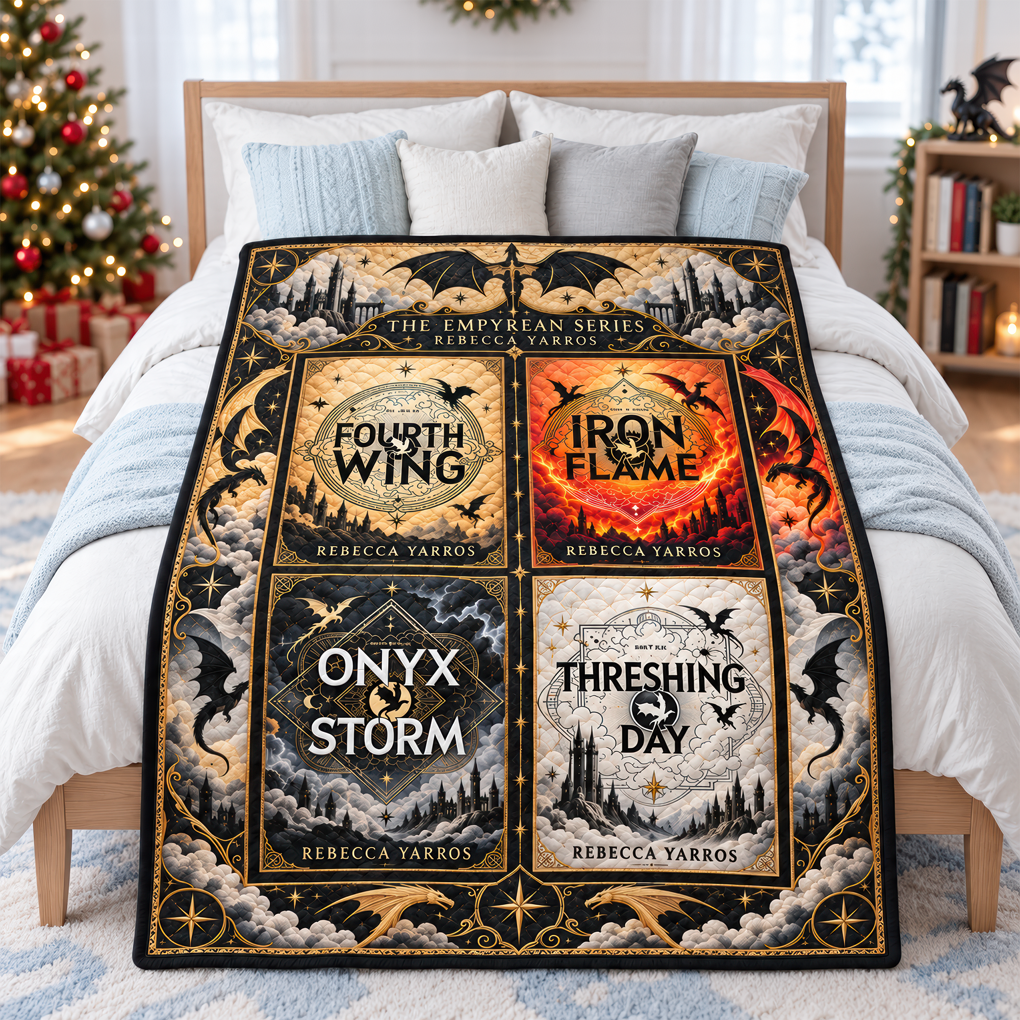 "Unleash the Magic of Fantasy!" - Personalized Blanket - Perfect Gift for Fantasy Lovers and Bookworms Blanket PopCulturePrints