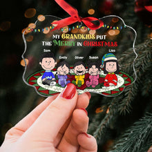 Load image into Gallery viewer, Personalized Grandkids Christmas Acrylic Ornament
