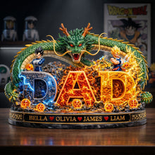 Load image into Gallery viewer, “The Ultimate Hero in Our Lives” - Ultimate Warrior Acrylic Plaque, Personalized Gift for Dads, Grandpas &amp; Father Figures Shaped Plaques PopCulturePrints
