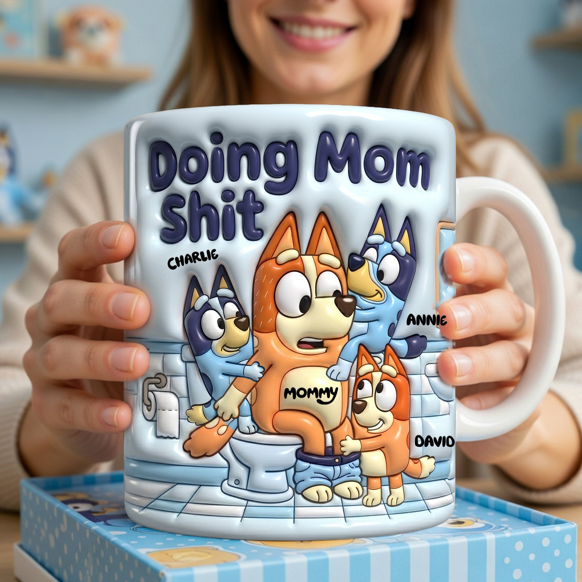 Doing Mom Shit - Personalized Coffee Mug for Mom Coffee Mug PopCulturePrints