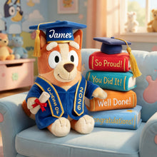Load image into Gallery viewer, Celebrate Achievement with Our Congrats Graduate Shaped Pillow – Personalized Gift for Graduates Pillow PopCulturePrints
