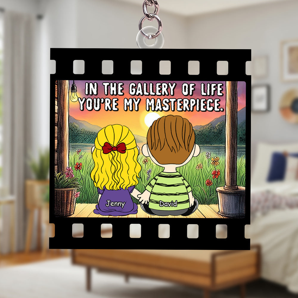 Personalized Gallery Keychain: You're My Masterpiece Keychains PopCulturePrints