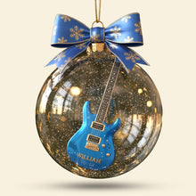 Load image into Gallery viewer, "Make Your Holidays Extra Special with a Personal Touch" - Personalized Dreams Keepsake Christmas Ornament - Unique Gift for Music Lovers, Friends, and Family Ornament PopCulturePrints
