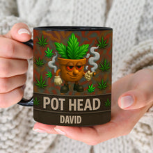 Load image into Gallery viewer, &quot;Elevate Your Coffee Experience&quot; - Pot Head Mug - Personalized Gift for Men Coffee Mug PopCulturePrints
