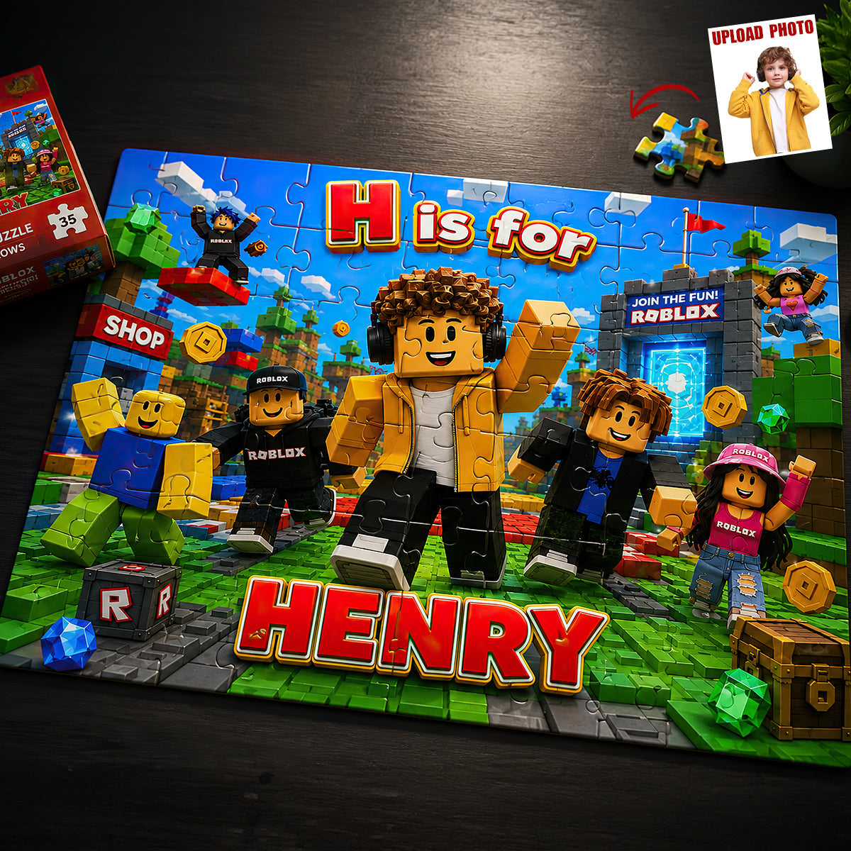 Gaming Adventure Jigsaw Puzzle - Custom Photo Gifts For Kids 02nadt130726 Jigsaw Puzzles PopCulturePrints
