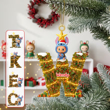 Load image into Gallery viewer, Celebrate Christmas with Amanda - Personalized Acrylic Ornament Ornament PopCulturePrints
