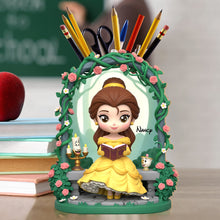 Load image into Gallery viewer, &quot;Let Your Imagination Blossom&quot; - Princess Pen Holder - Personalized Gifts for Princess Lovers Pen Holder PopCulturePrints
