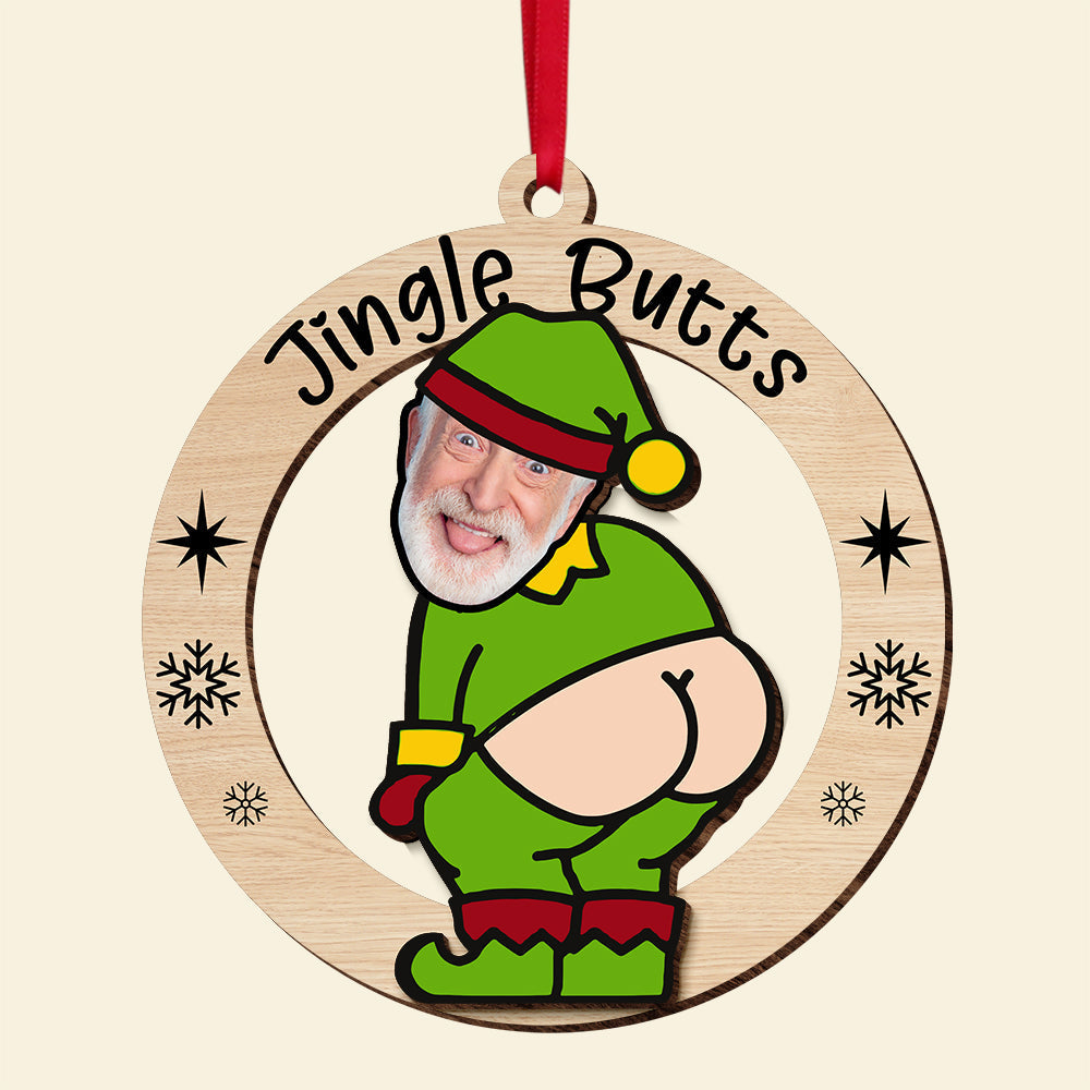 Funny Custom Christmas Ornaments - Personalized Photo Gifts Ornament PopCulturePrints