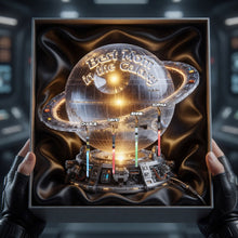 Load image into Gallery viewer, “Best Mom in the Galaxy” - Customizable Energy Blade Acrylic Light Box - Thoughtful Gift for Moms, Grandmas, and More Light Box PopCulturePrints
