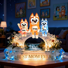 Load image into Gallery viewer, "Best Mom Ever - A Heartfelt Tribute!" - Personalized Light Box for Mom &amp; Grandma Light Box PopCulturePrints
