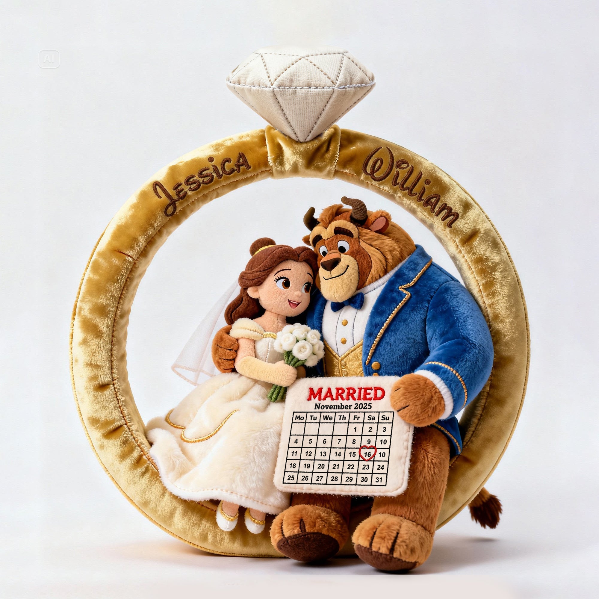 Forever Together - Personalized Couple Pillow Pillow PopCulturePrints