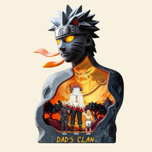 Load image into Gallery viewer, Ninja Dad: Personalized Acrylic Plaque for the Ultimate Dad Shaped Plaques PopCulturePrints

