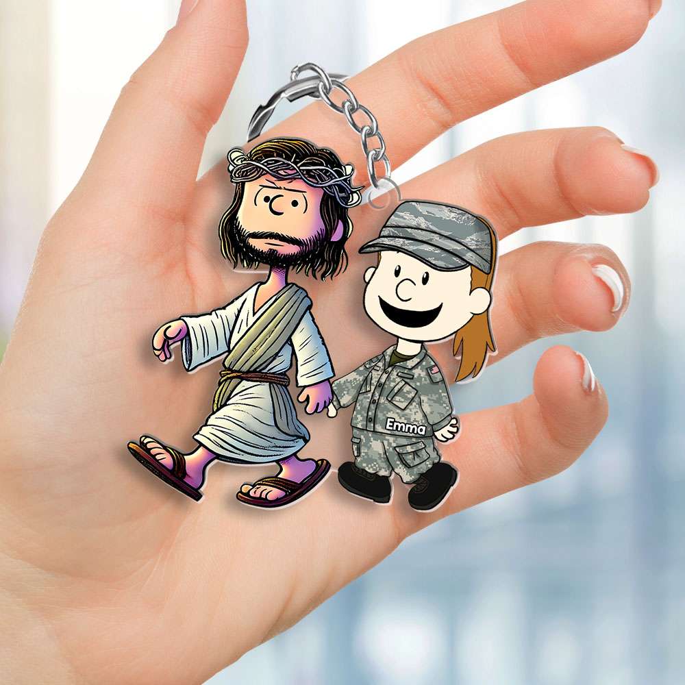 Custom Christian Keychain: Personalized Gift for Faith & Friendship Keychains PopCulturePrints