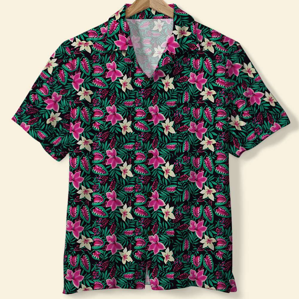 Vibrant Tiger Print Personalized Hawaiian Shirt for Movie Fans Hawaiian Shirts PopCulturePrints