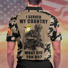 Load image into Gallery viewer, I Served My Country - Veteran Camo Shirt
