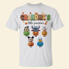 Load image into Gallery viewer, “Grandma&#39;s Little Pumpkins” - Personalized Halloween Shirt - Perfect Gift for Grandma &amp; Mom Shirts PopCulturePrints
