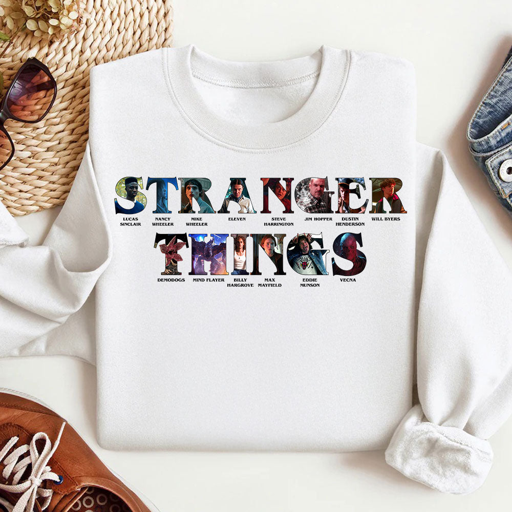 “Experience the Upside Down” - Custom Stranger Things Sweatshirt - Unique Gift for Movie Lovers Shirts PopCulturePrints