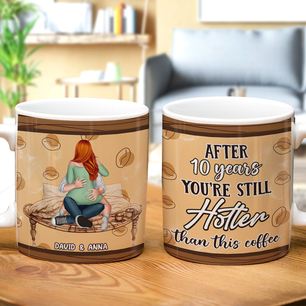 Personalized Couple Coffee Mug - You're Still Hotter Than This Coffee Coffee Mug PopCulturePrints