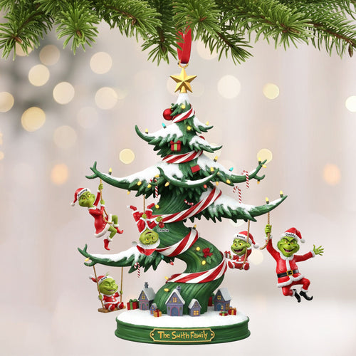 Mischief Family Christmas Personalized Ornament - Perfect Gift for Family and Friends Ornament PopCulturePrints