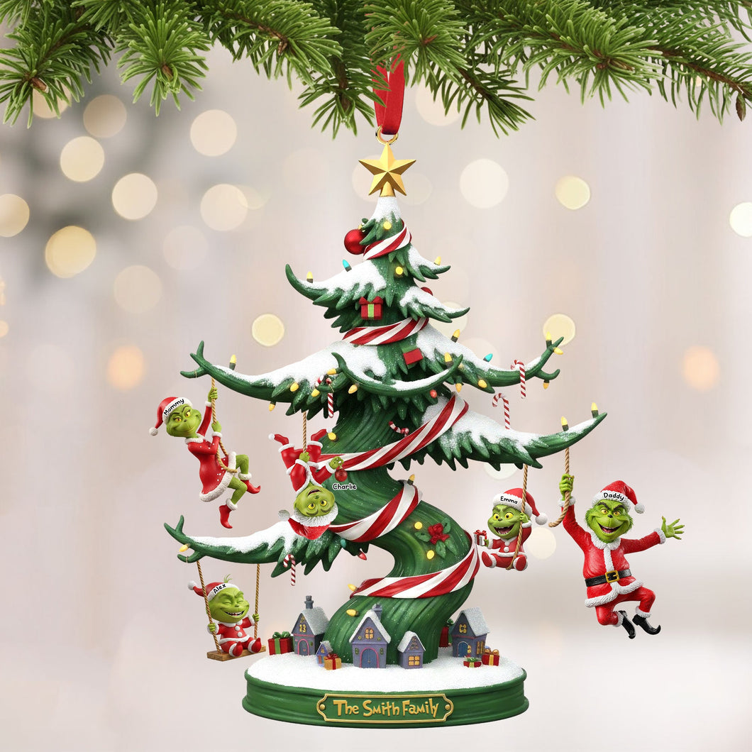 Mischief Family Christmas Personalized Ornament - Perfect Gift for Family and Friends Ornament PopCulturePrints