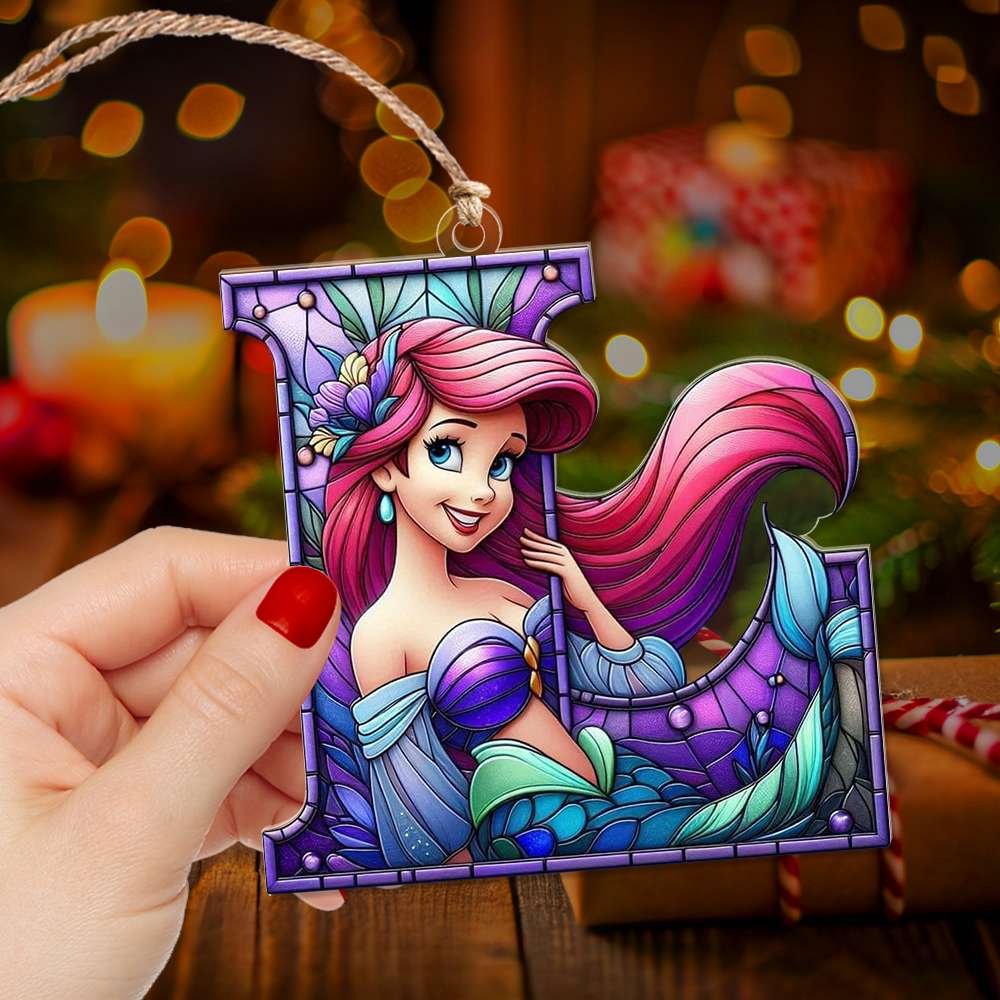 Personalized Mermaid Christmas Ornament for Movie Lovers Ornament PopCulturePrints