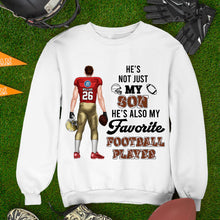 Load image into Gallery viewer, Personalized Mom Shirt - Favorite Football Player Design
